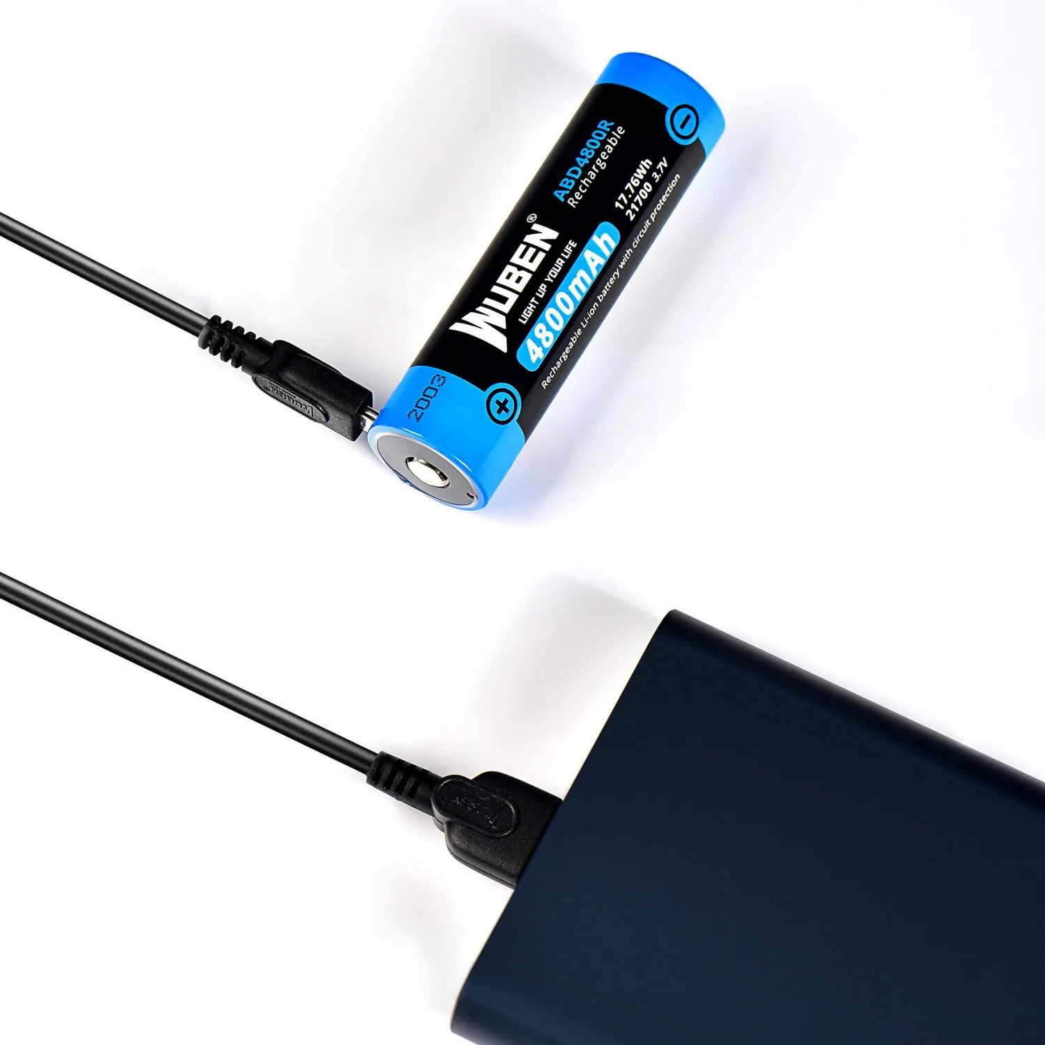 Wuben ABD4800R batterij 21700 4800 mAh type-C