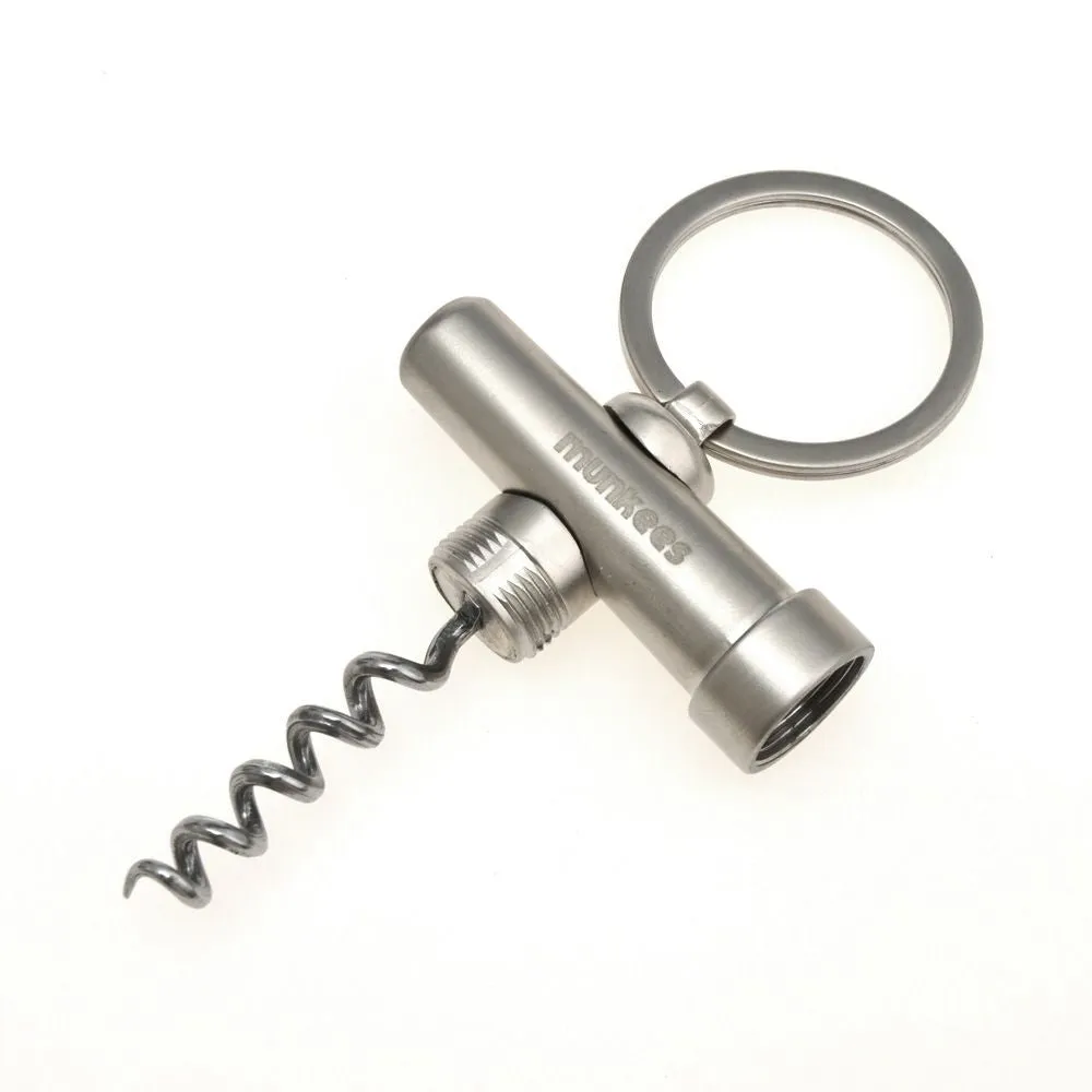Munkees Kurkentrekker Sleutelhanger Compact Metaal