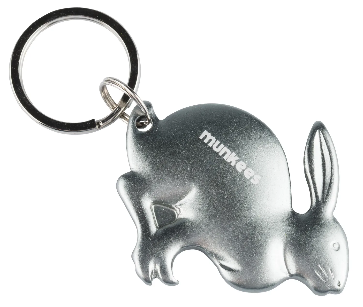 Munkees Konijn sleutelhanger aluminium met karabijnfunctie