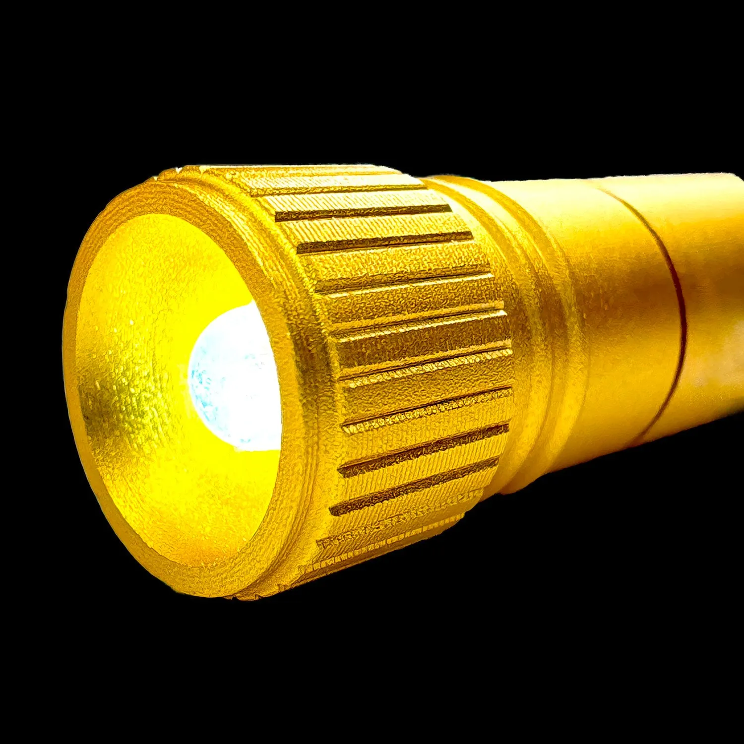 Munkees Mini Hart Karabijn Zaklamp Goud LED