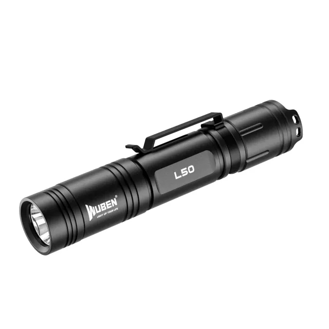 Wuben L50 zaklamp 1200 lumen zwart 143 uur