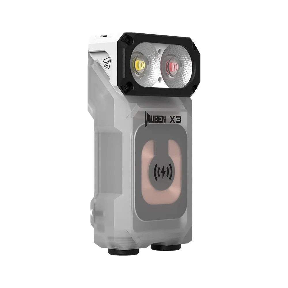 Wuben Lightok X3 Owl zaklamp rood wit licht