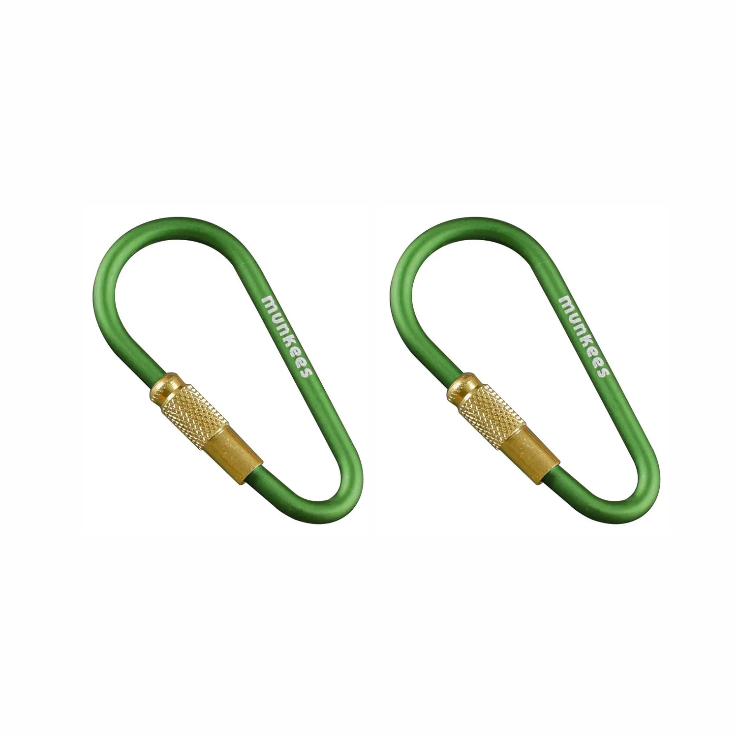 Munkees Mini Link Karabiner Schroefsluiting 48mm 2-pack