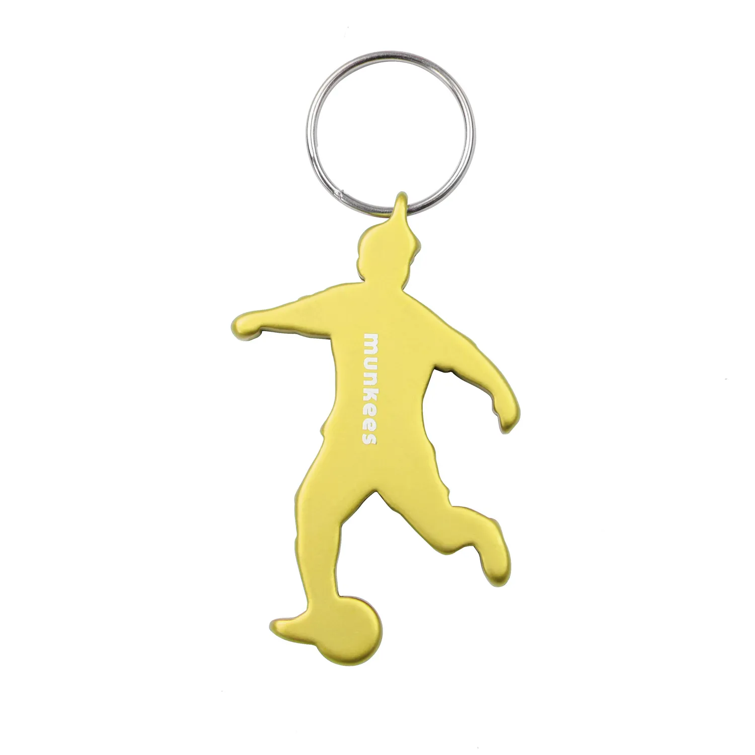 Munkees Voetballer flessenopener sleutelhanger