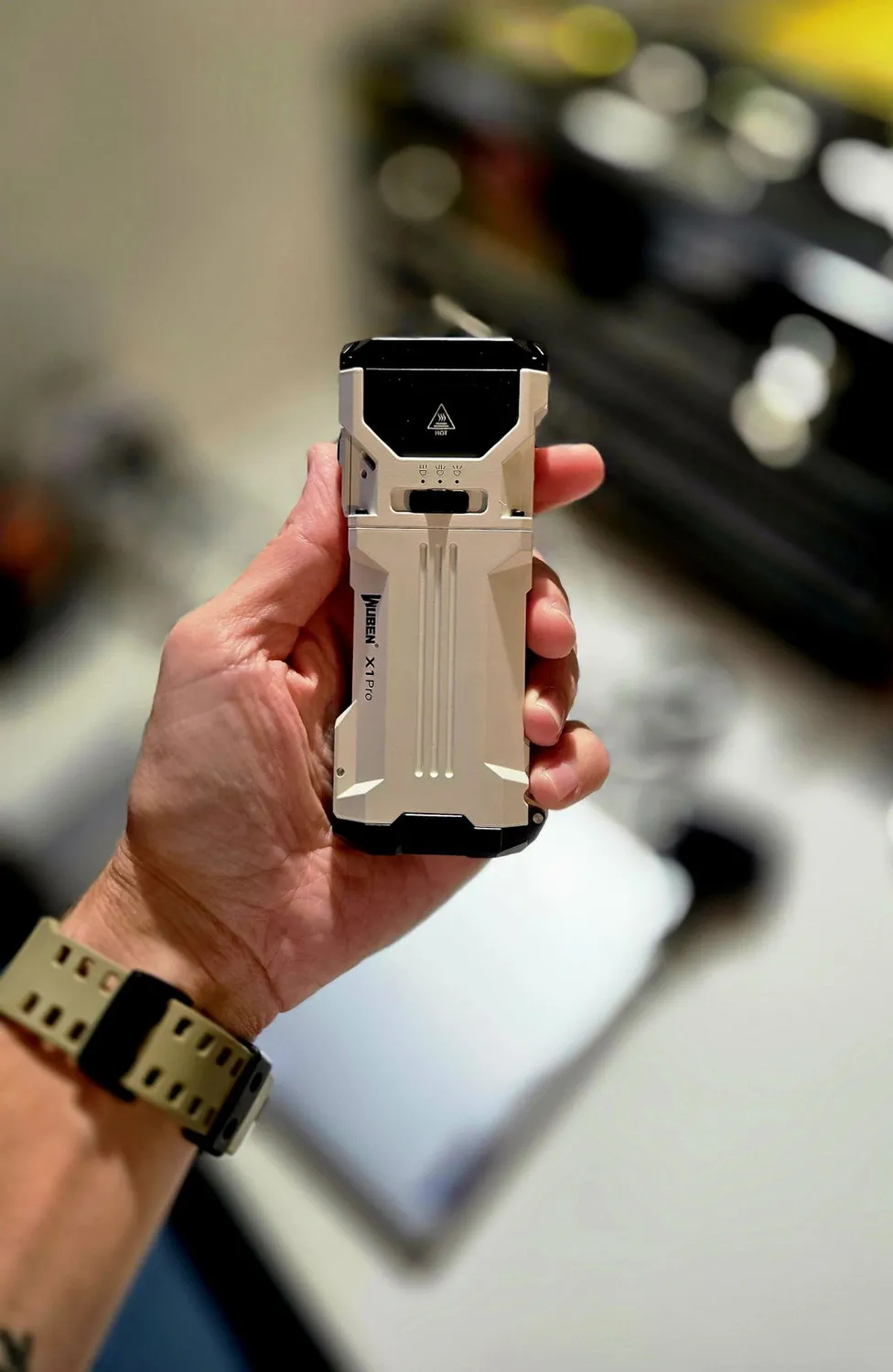 Wuben X1Pro EDC Zaklamp Zwart 12300 Lumen