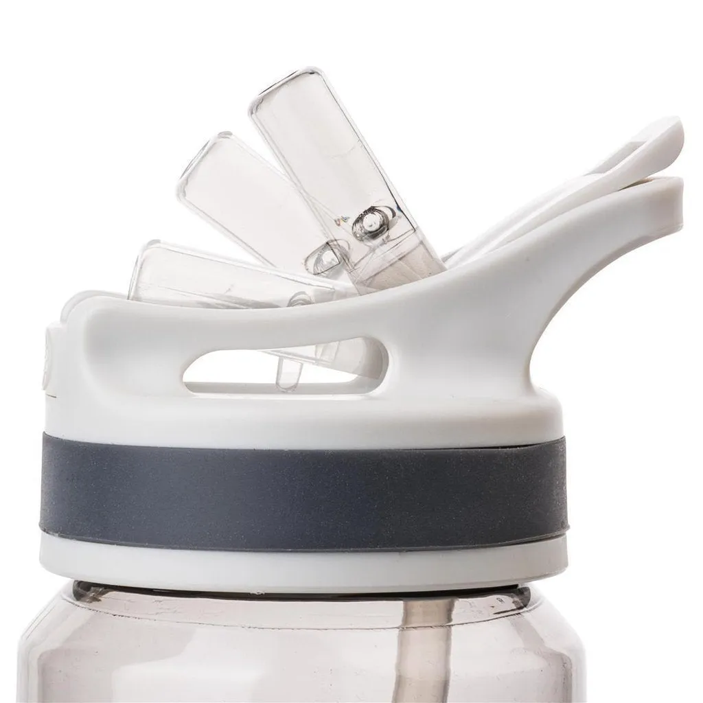 AceCamp Tritan Drinkfles 350 ml groen met rietje smaakneutraal