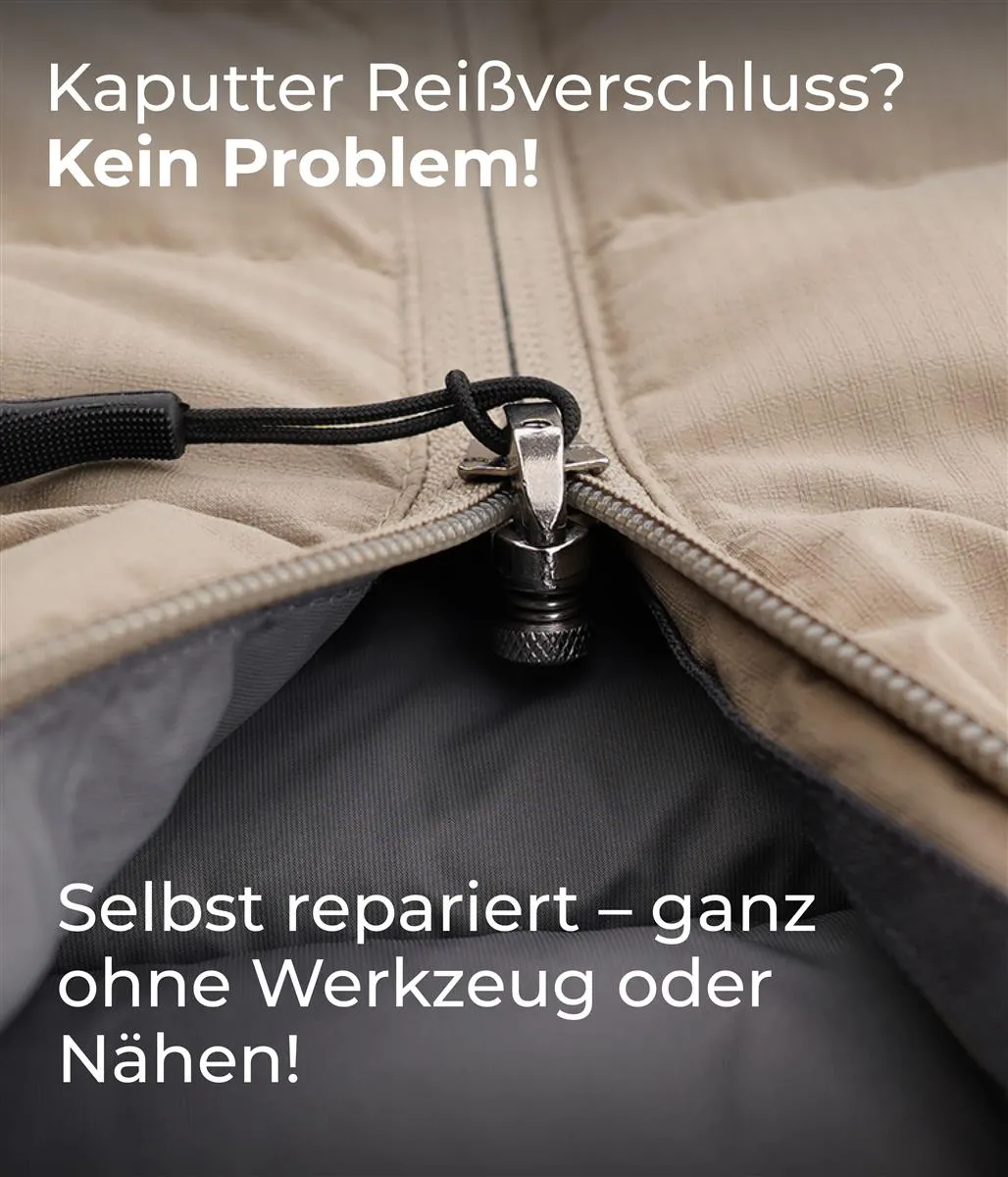 Munkees FixnZip ritsreparatieset universeel metaal