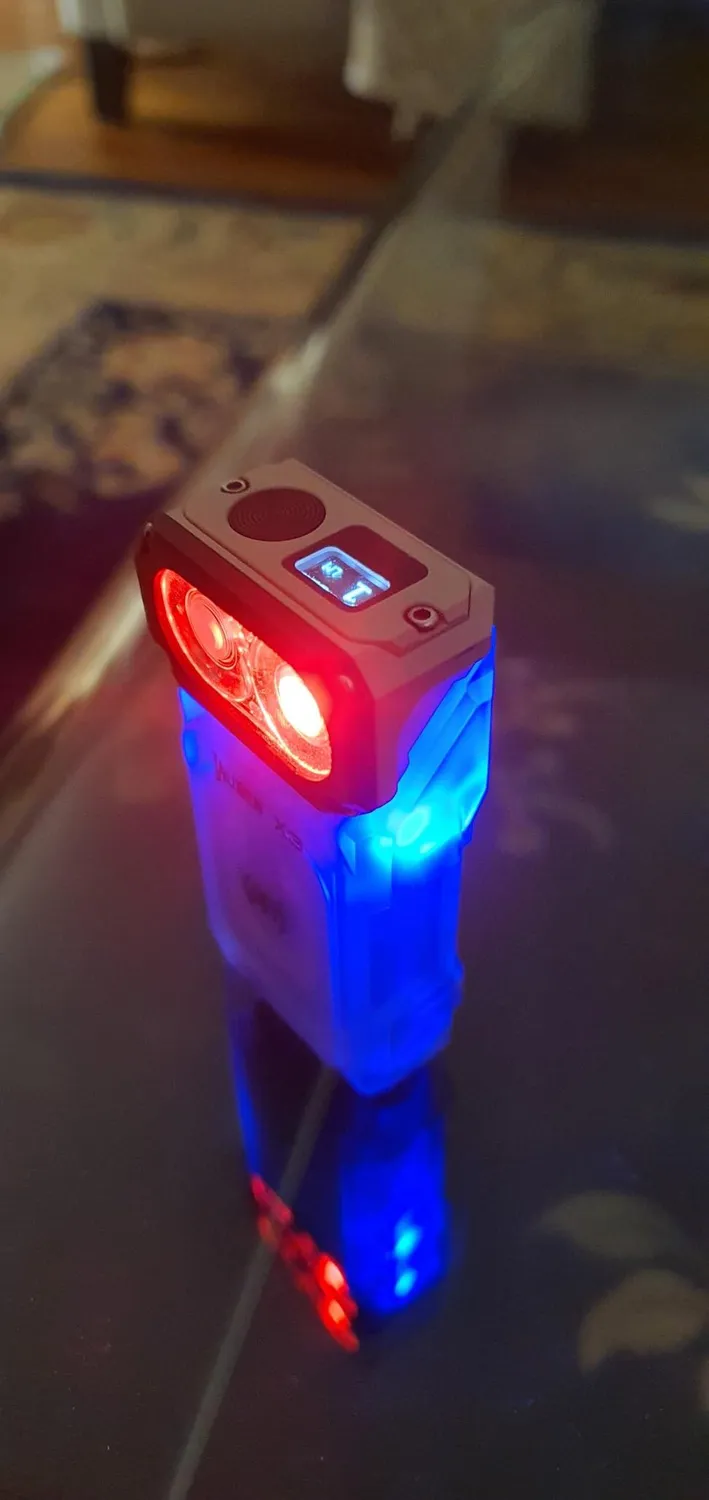 Wuben Lightok X3 Owl zaklamp rood wit licht