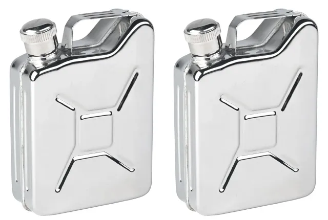 AceCamp Heupfles Jerrycan 150 ml 2-pack RVS