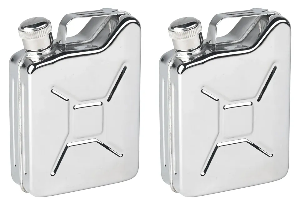AceCamp Heupfles Jerrycan 150 ml 2-pack RVS