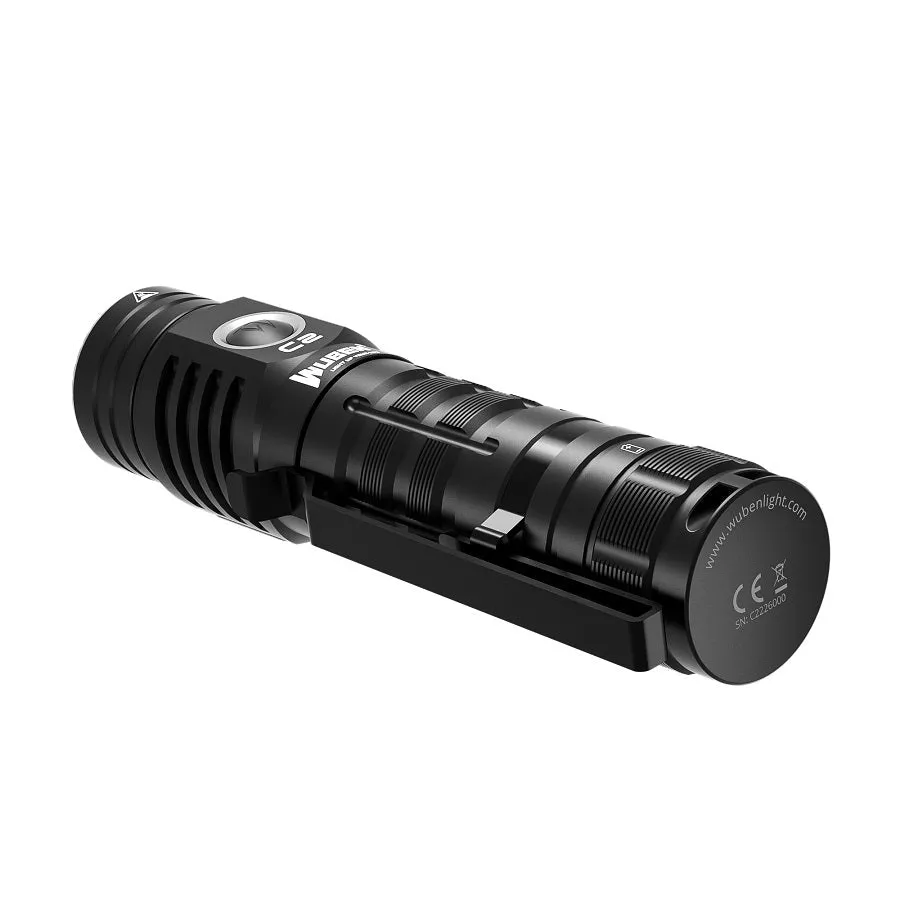 Wuben C2 zaklamp 2000 lumen powerbank IP68