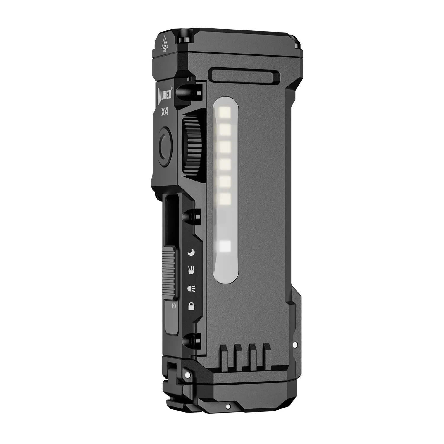 Wuben X4 zaklamp 1500 lumen EDC tactical
