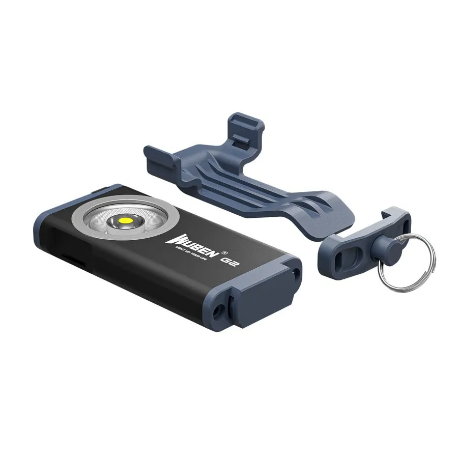 Wuben G2 mini zaklamp 500 lumen blauw sleutelhanger