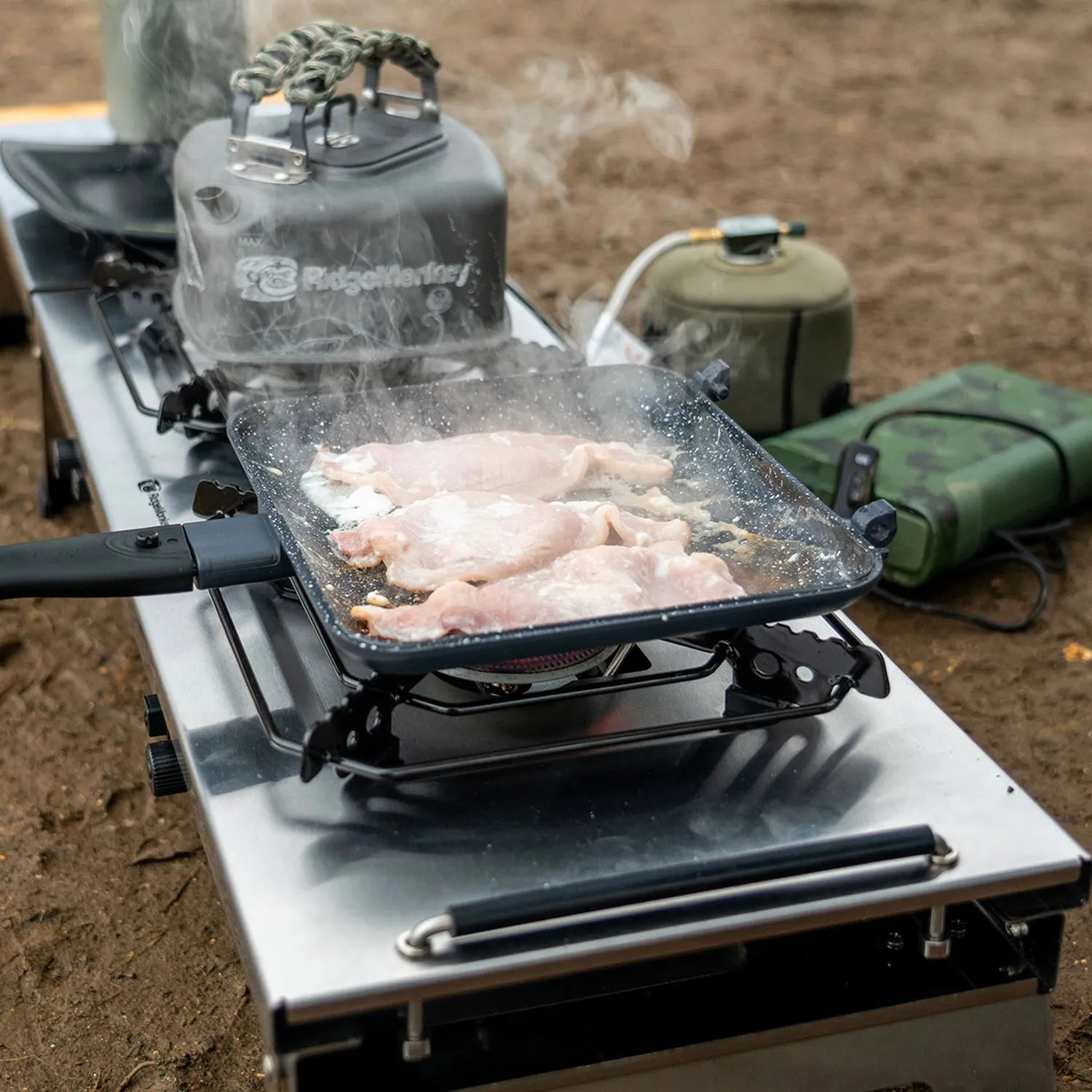 Ridgemonkey Grilla Single kookstation gasbrander RVS