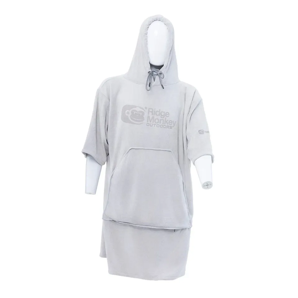 Ridgemonkey Poncho Towel poncho handdoek leisteen warm