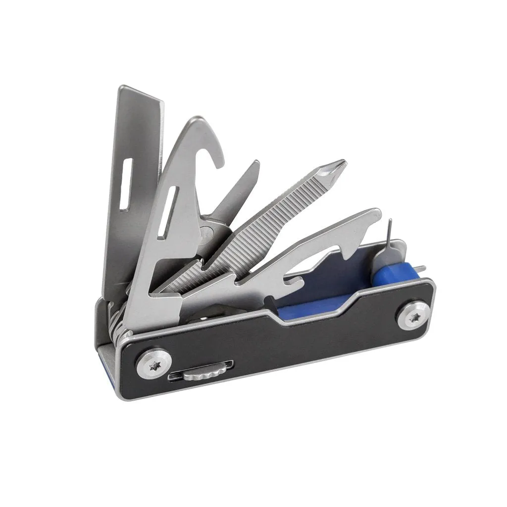 Munkees Lock zakmes 12 functies zwart 53 mm