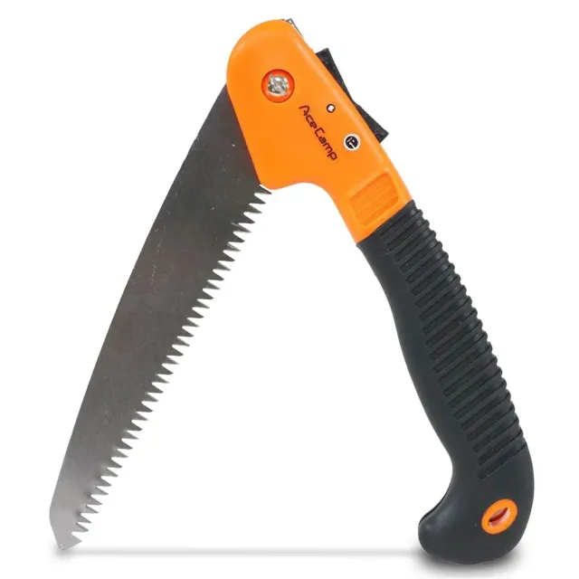 Munkees AceCamp vouwzaag 228 mm zwart oranje
