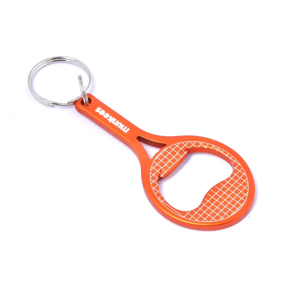 Munkees Tennis Sleutelhanger met Flessenopener Aluminium