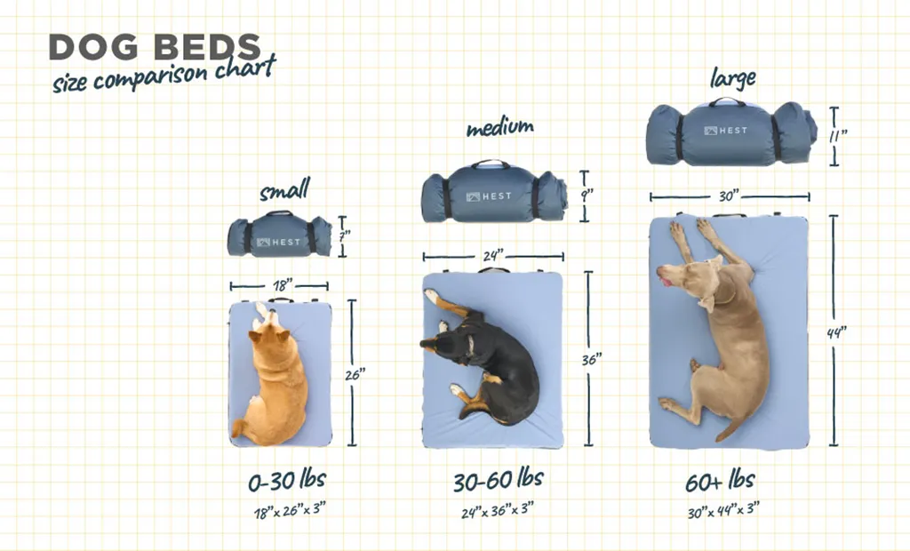 Hest Dog Bed hondenbed medium memory foam