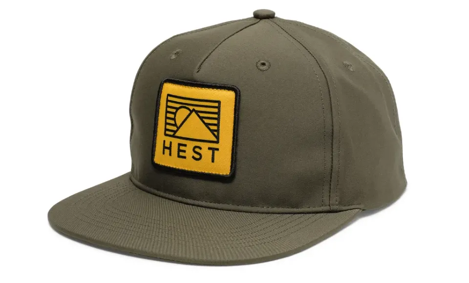 Hest Field Cap Pet groen snapback