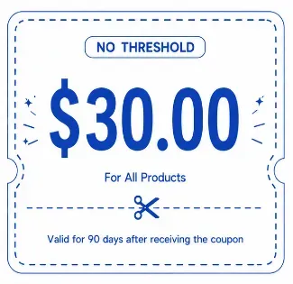 Wuben $30 OFF punten tegoedbon 30 dollar