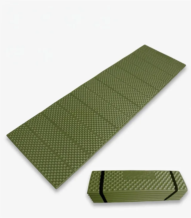MUNKEES AceCamp Chill Star slaapmat groen 186x56 opvouwbaar