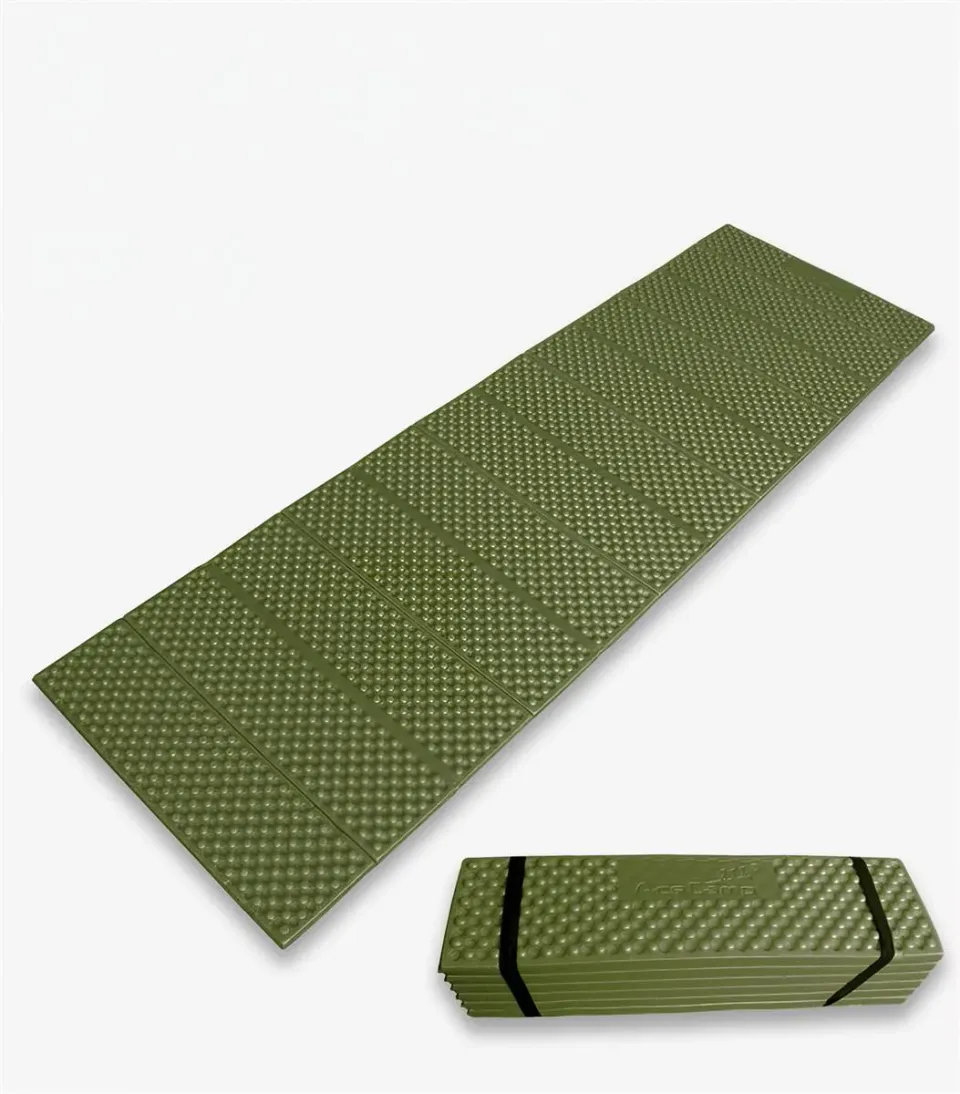 MUNKEES AceCamp Chill Star slaapmat groen 186x56 opvouwbaar