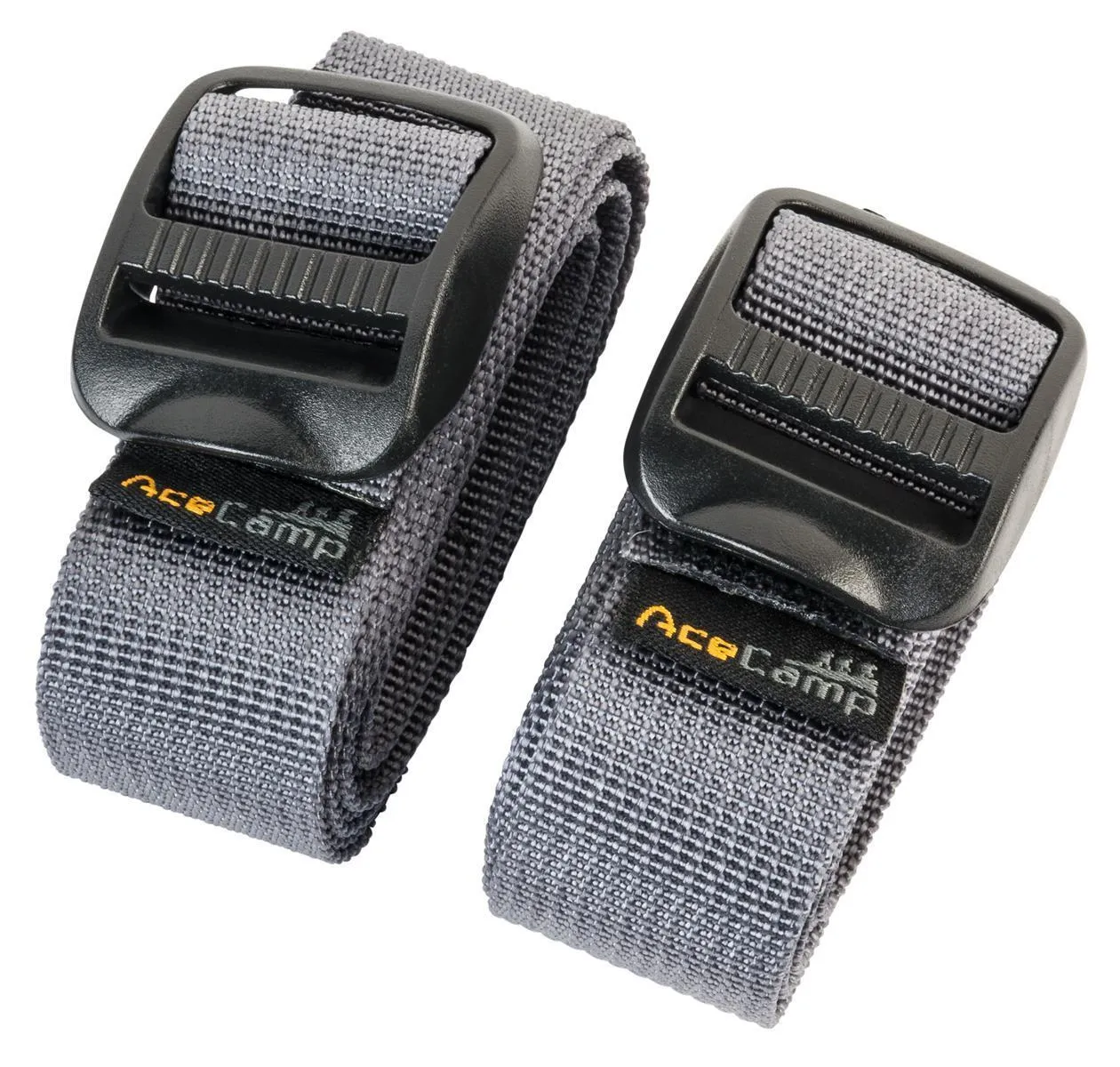 MUNKEES AceCamp Utility Strap spanband 120 cm grijs 2 stuks