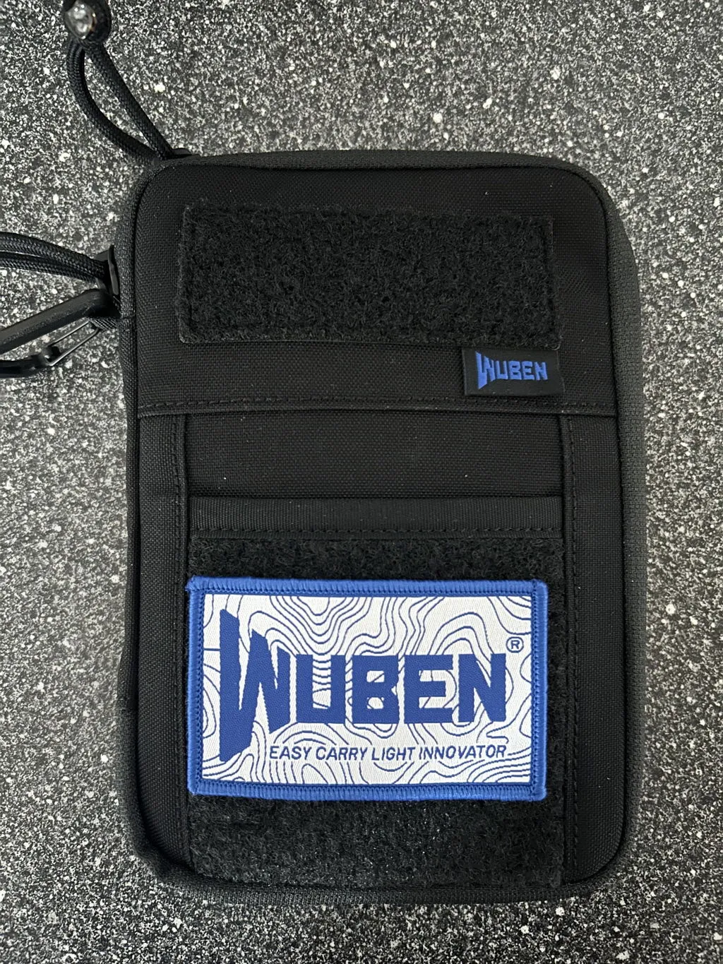Wuben EDC pocket pouch etui zwart voor zaklamp