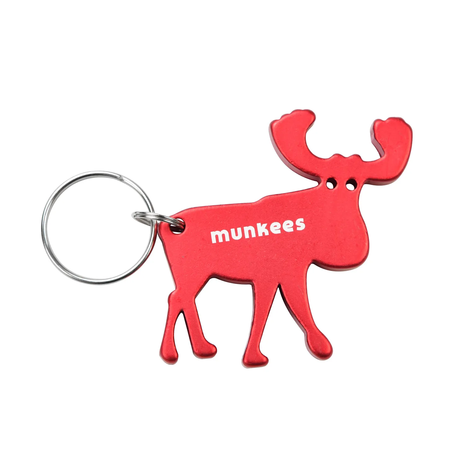 Munkees Flesopener Eland Sleutelhanger Aluminium