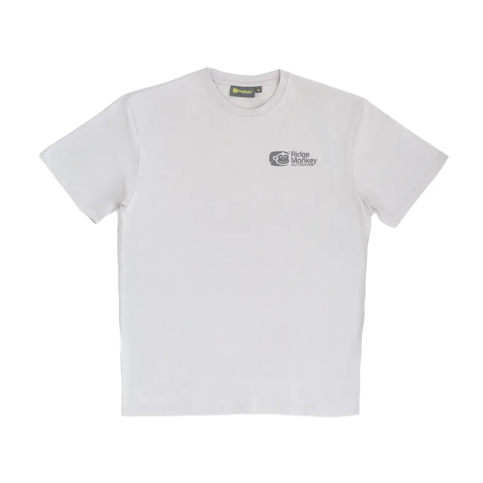 Ridgemonkey Dispersion Lounge t-shirt heren leisteen katoen