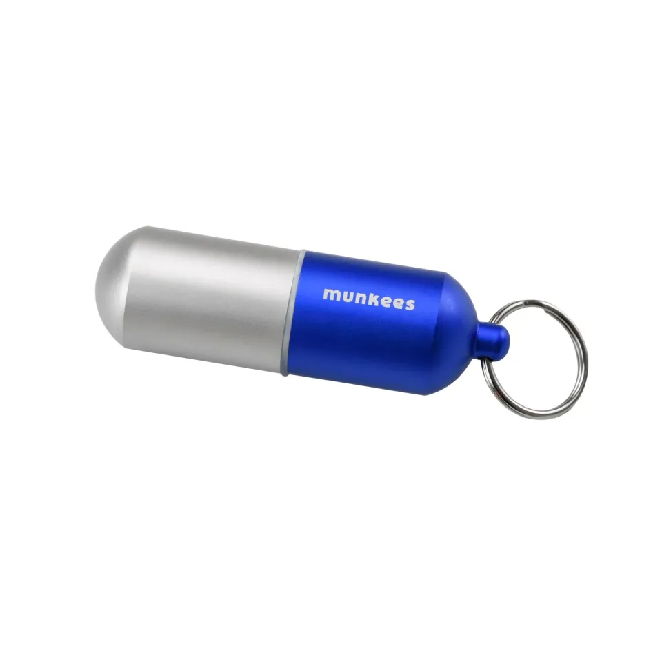 Munkees waterdichte capsule L aluminium 25x88 mm