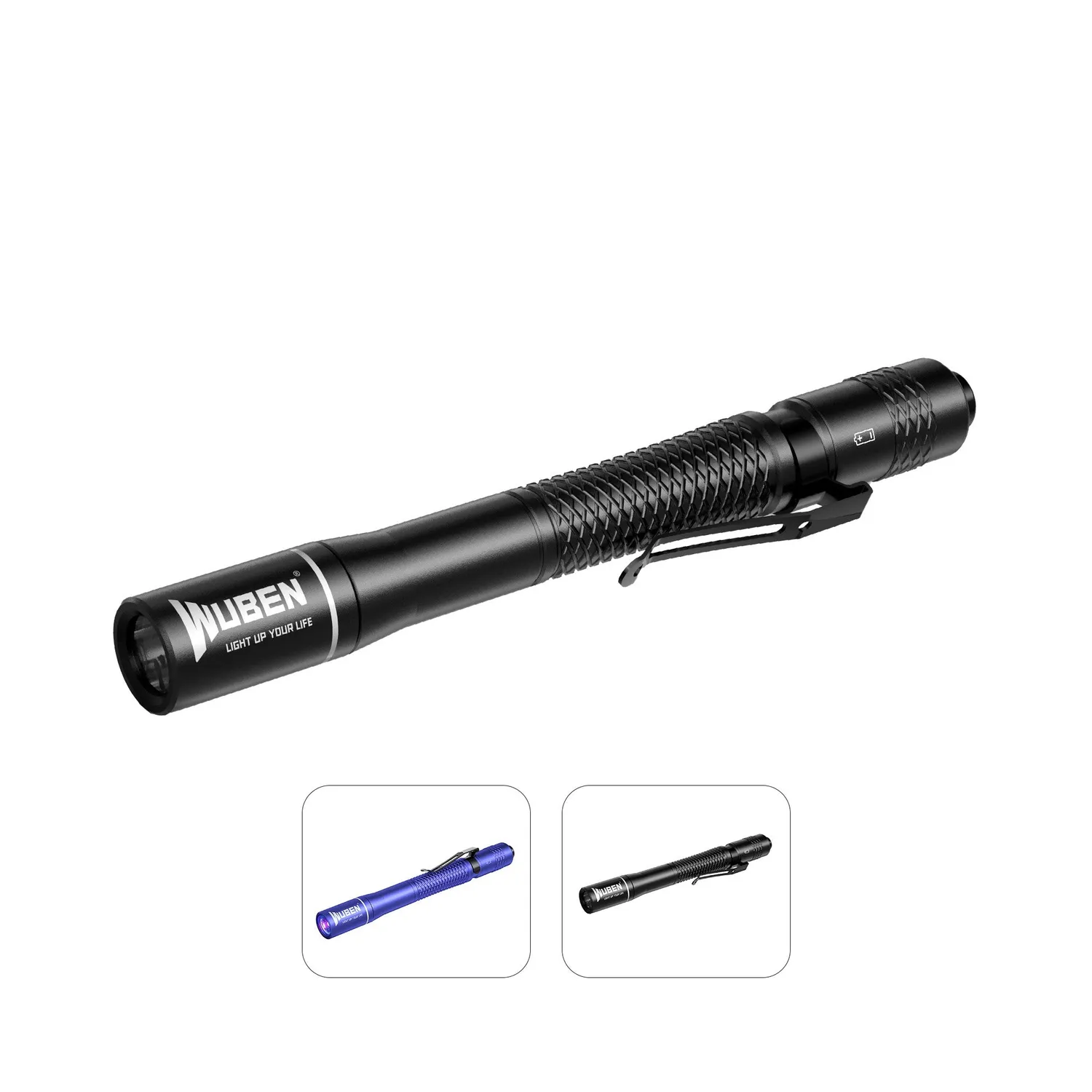 Wuben E19 UV Pen Zaklamp Zwart 365nm