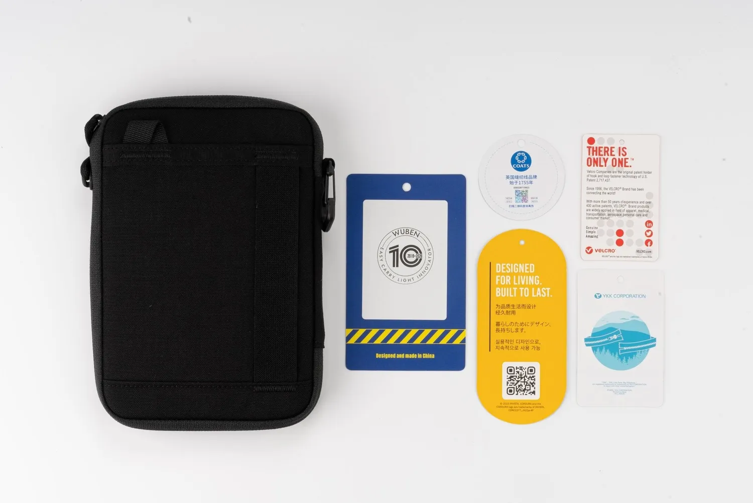 Wuben EDC pocket pouch etui zwart voor zaklamp