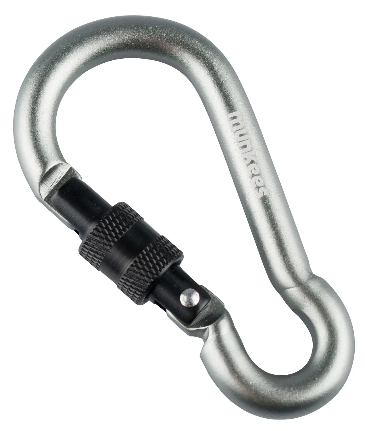 Munkees Karabijn Peer Schroefsluiting 80 mm Blauw