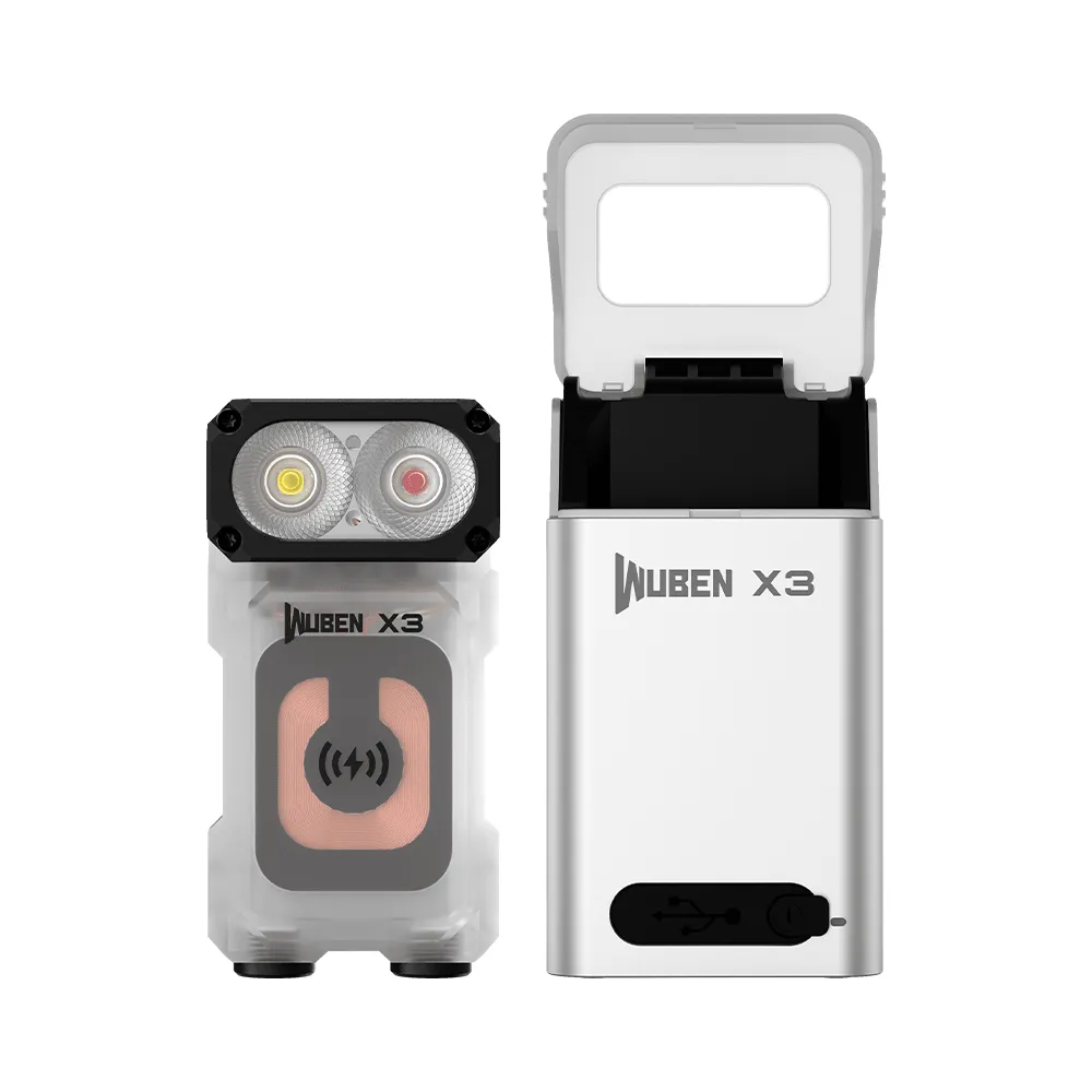 Wuben Lightok X3 Owl zaklamp rood wit licht