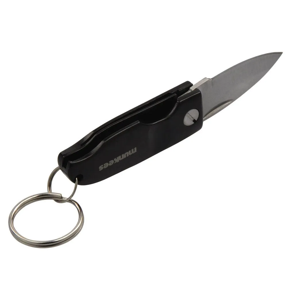 munkees Klappmesser I zakmes sleutelhanger rvs