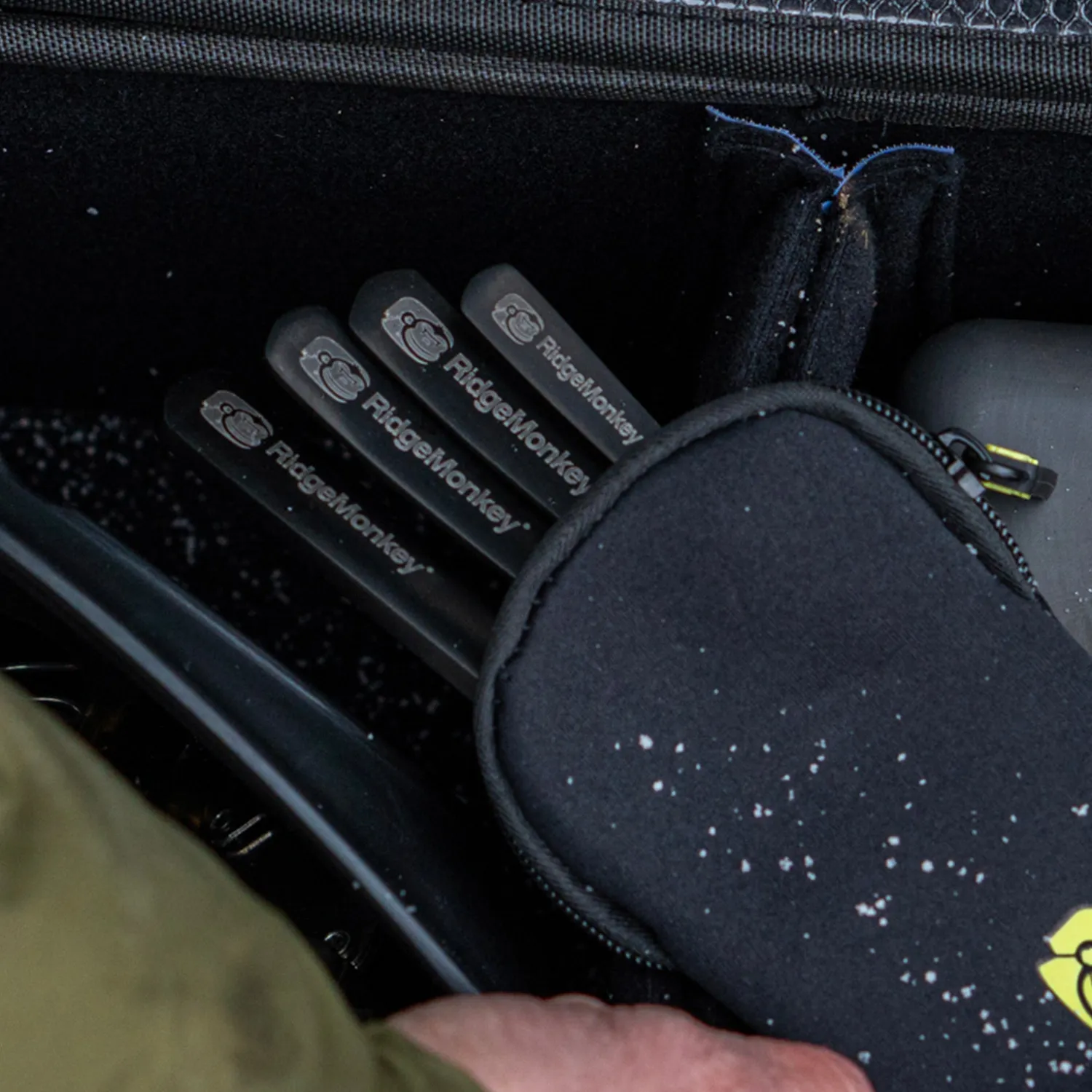 Ridgemonkey DLX Cutlery Set bestekset single krasvast