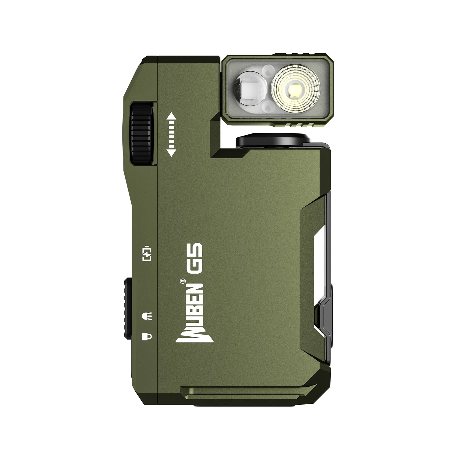 Wuben G5 Bundel EDC Lampje 400 Lumen Groen-Zwart