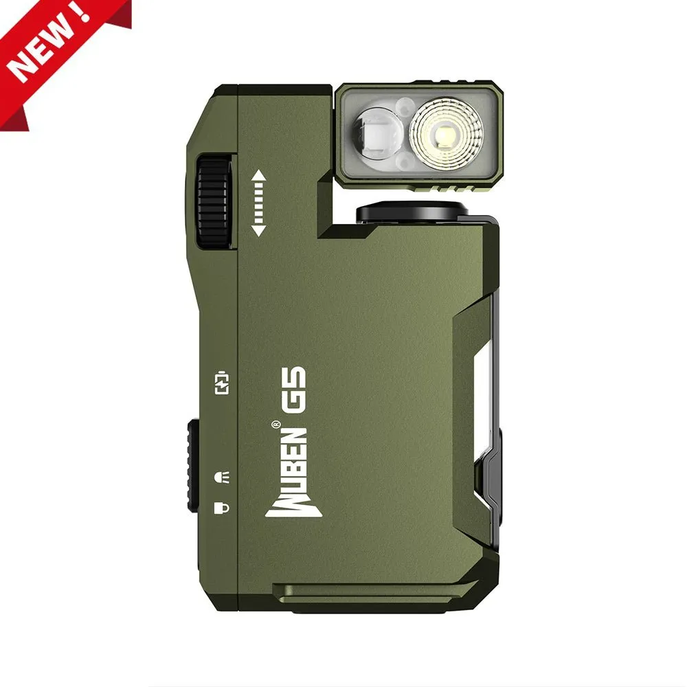 Wuben G5 sleutelhanger zaklamp 400 lumen groen