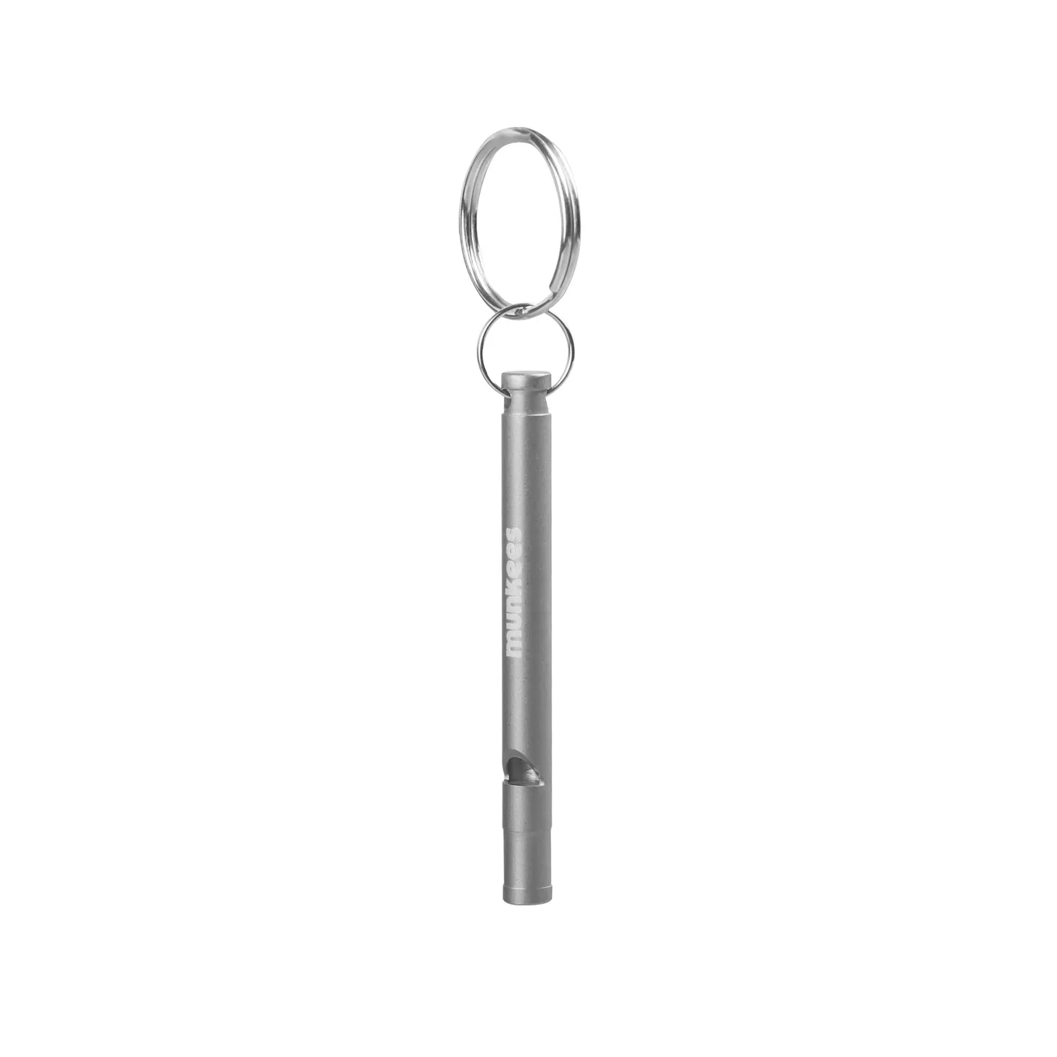 Munkees Signaalfluitje sleutelhanger aluminium 5,5 cm signaal