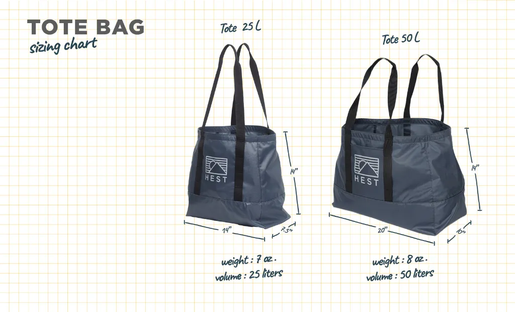 Hest Tote 50 draagtas 50 l waterdicht
