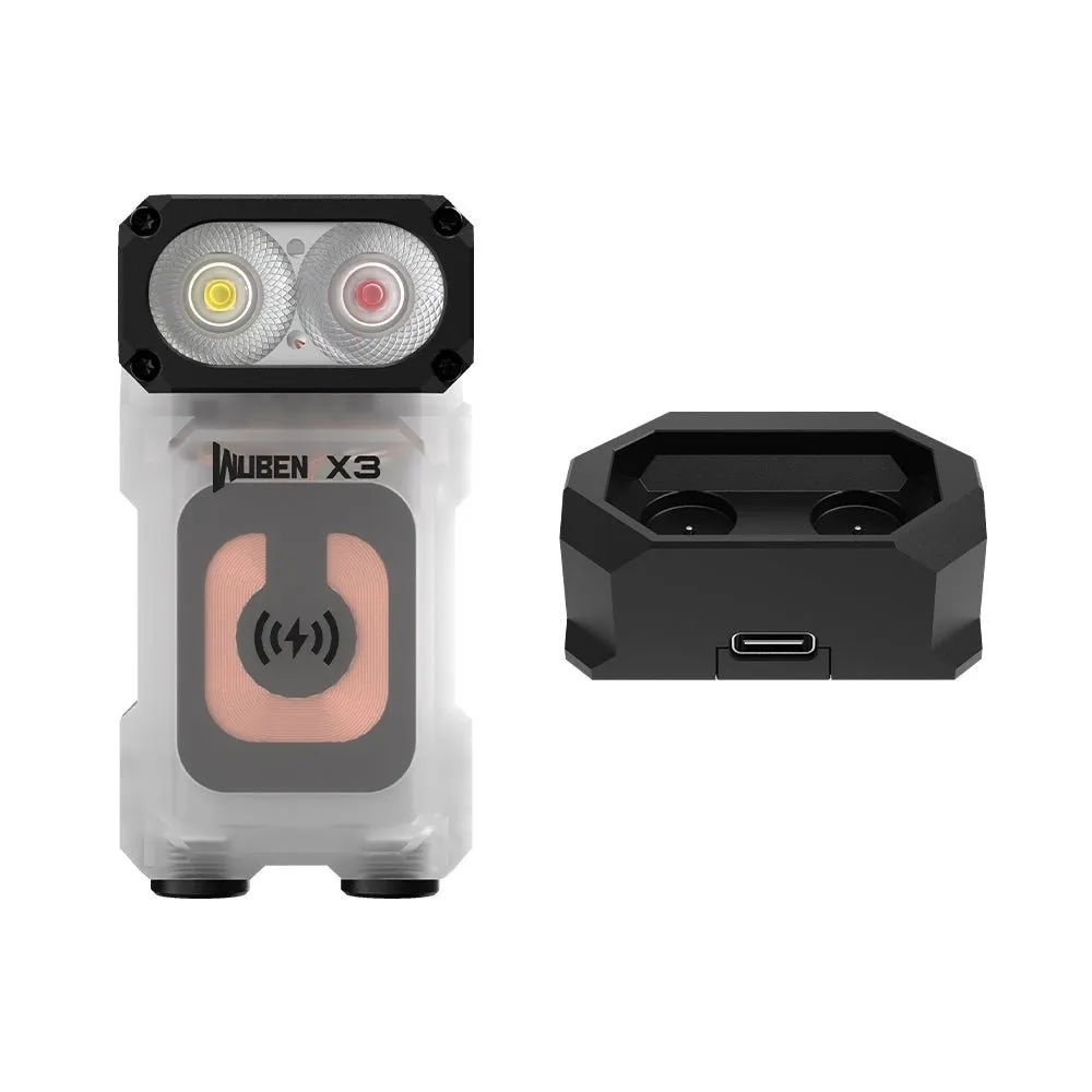 Wuben Lightok X3 Owl zaklamp rood wit licht