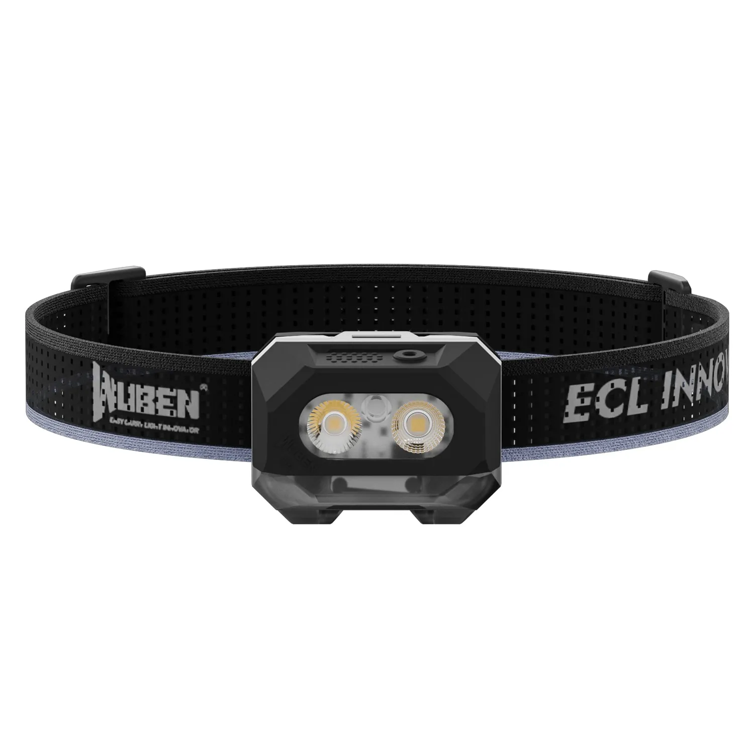 Wuben H4 hoofdlamp zwart 800 lumen rood licht