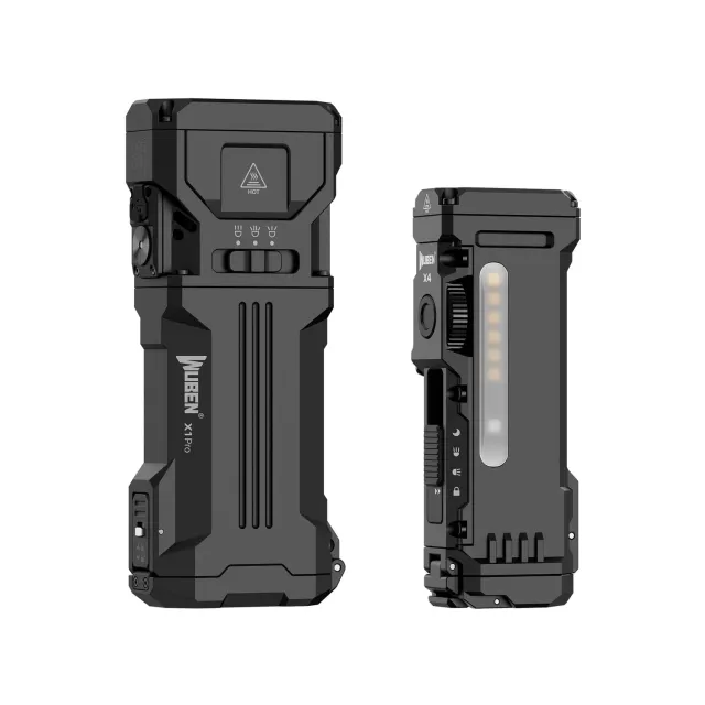 Wuben X1Pro zaklamp bundel X1Pro Black + X4 Black