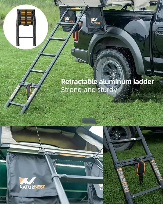 Naturnest Polaris ladder daktent aluminium uitschuifbaar