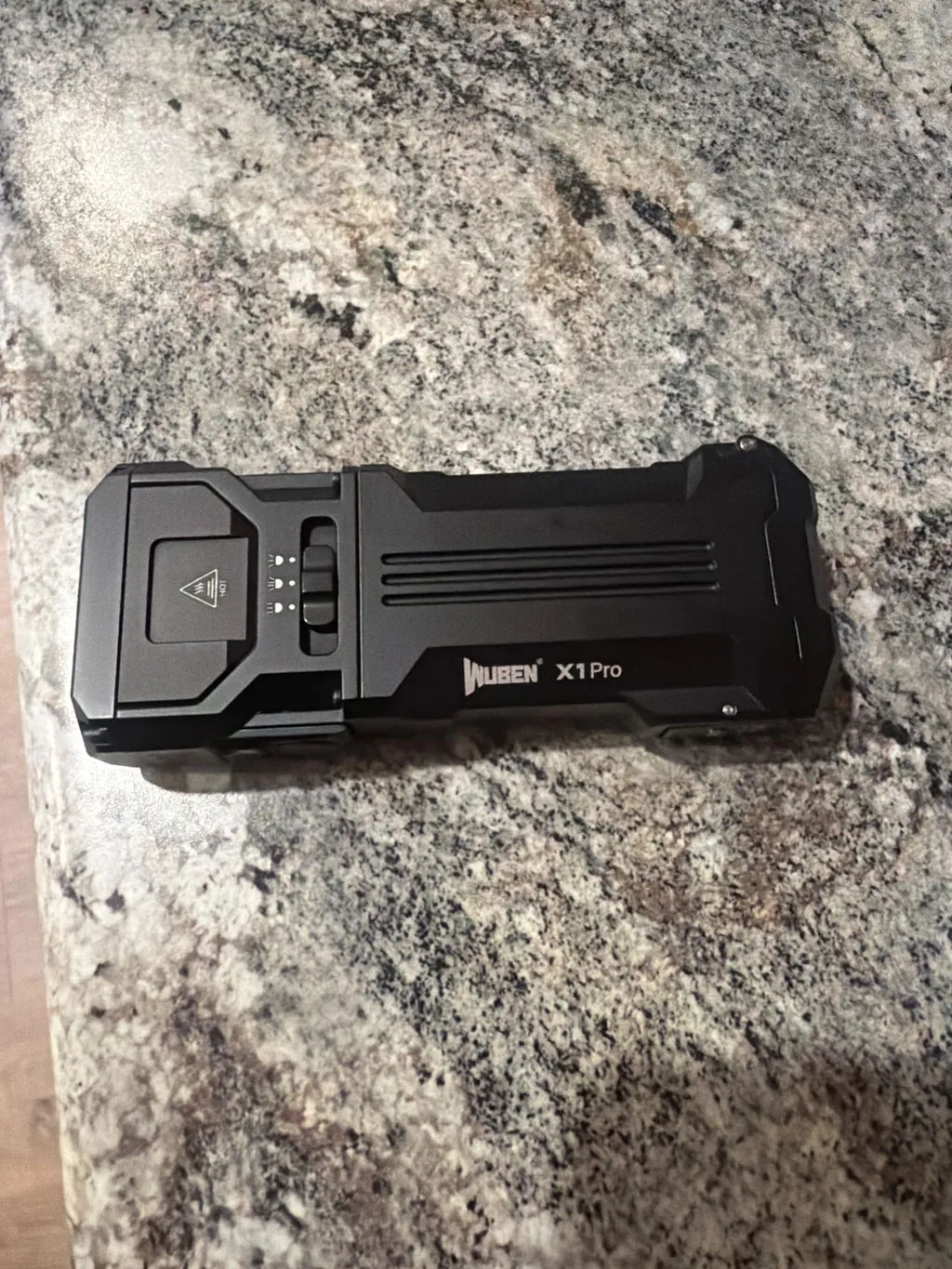 Wuben X1Pro EDC Zaklamp Zwart 12300 Lumen