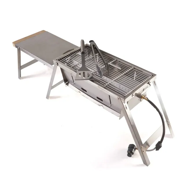 Ridgemonkey Grilla BBQ barbecue dual fuel roestvrijstaal