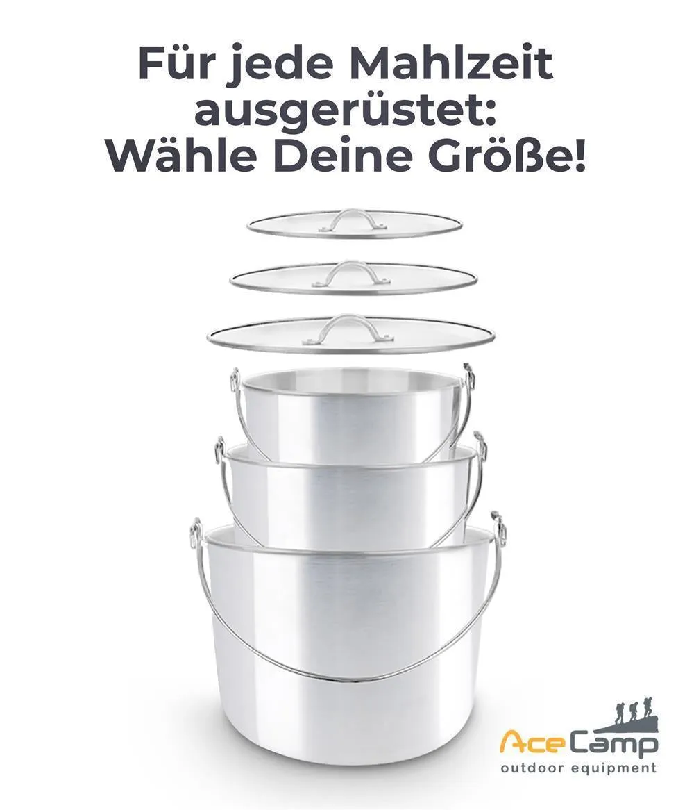Munkees AceCamp kookpot 4 liter aluminium