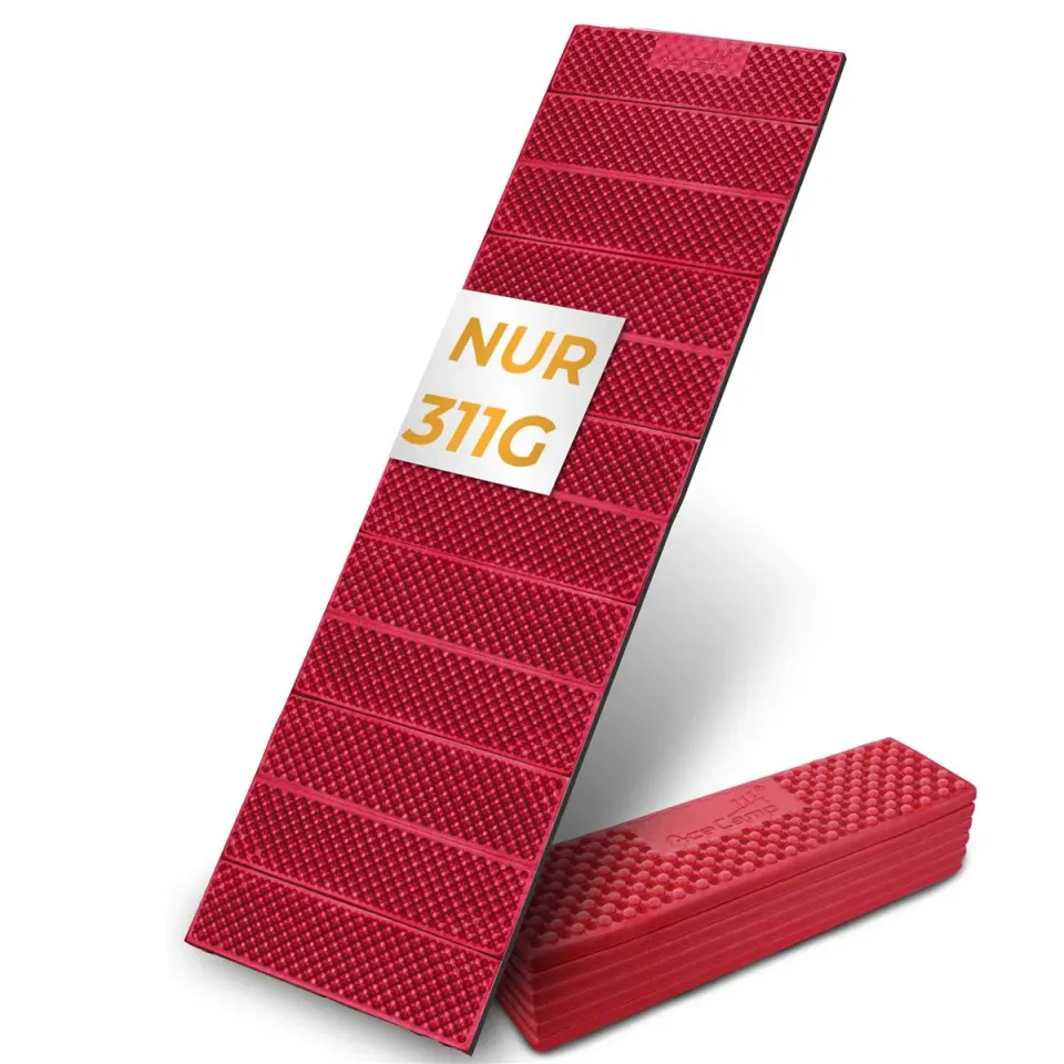 AceCamp Chill Star slaapmat 186x56 cm rood